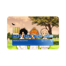 Load image into Gallery viewer, The Promised Neverland Ray, Norman, Emma  Credit Card Skins (4-in-1 Pack)
