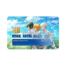 Load image into Gallery viewer, The Promised Neverland Ray, Norman, Emma  Credit Card Skins (4-in-1 Pack)
