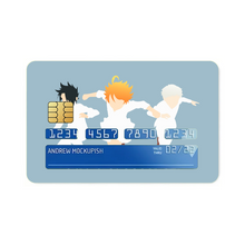 Load image into Gallery viewer, The Promised Neverland Ray, Norman, Emma  Credit Card Skins (4-in-1 Pack)
