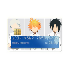 Load image into Gallery viewer, The Promised Neverland Ray, Norman, Emma  Credit Card Skins (4-in-1 Pack)
