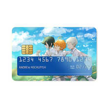 Load image into Gallery viewer, The Promised Neverland Ray, Norman, Emma  Credit Card Skins (4-in-1 Pack)
