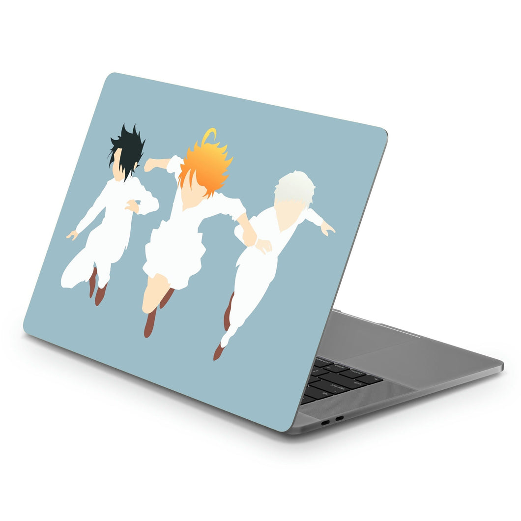The Promised Neverland Ray, Norman, Emma  Macbook Skin
