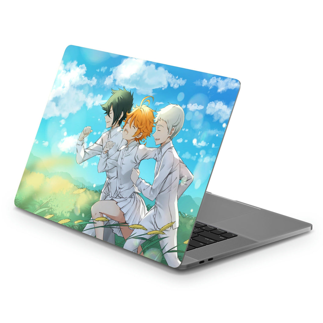 The Promised Neverland Ray, Norman, Emma  Macbook Skin