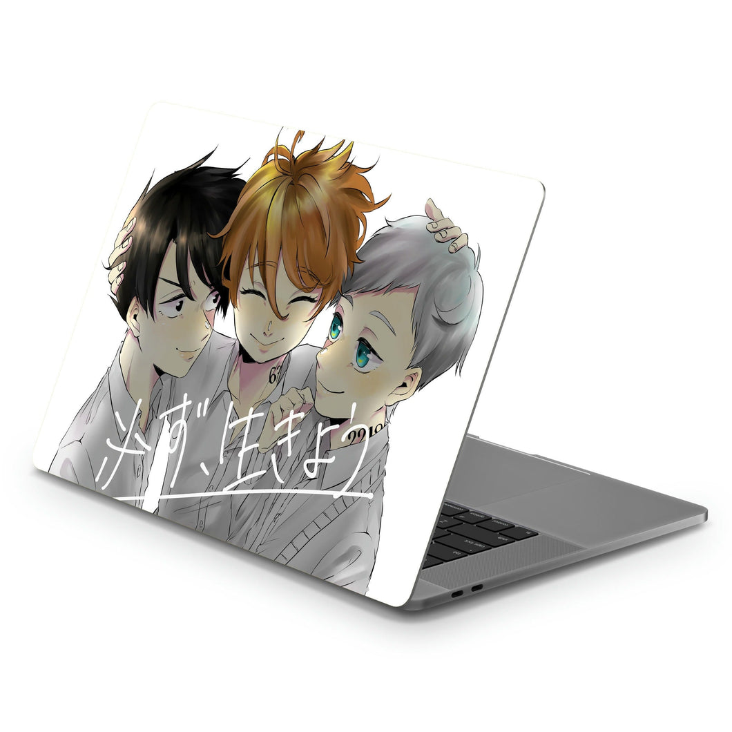 The Promised Neverland Ray, Norman, Emma  Macbook Skin