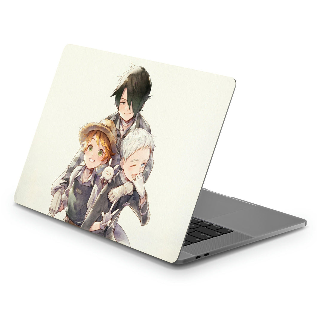 The Promised Neverland Ray, Norman, Emma  Macbook Skin