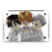 Load image into Gallery viewer, The Promised Neverland Ray, Norman, Emma  Macbook Skin
