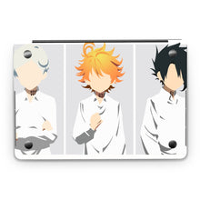 Load image into Gallery viewer, The Promised Neverland Ray, Norman, Emma  Macbook Skin
