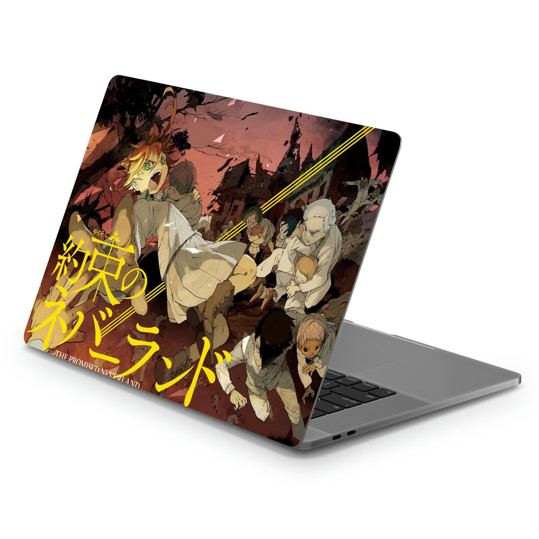 The Promised Neverland Ray, Norman, Emma, Gilda  Macbook Skin