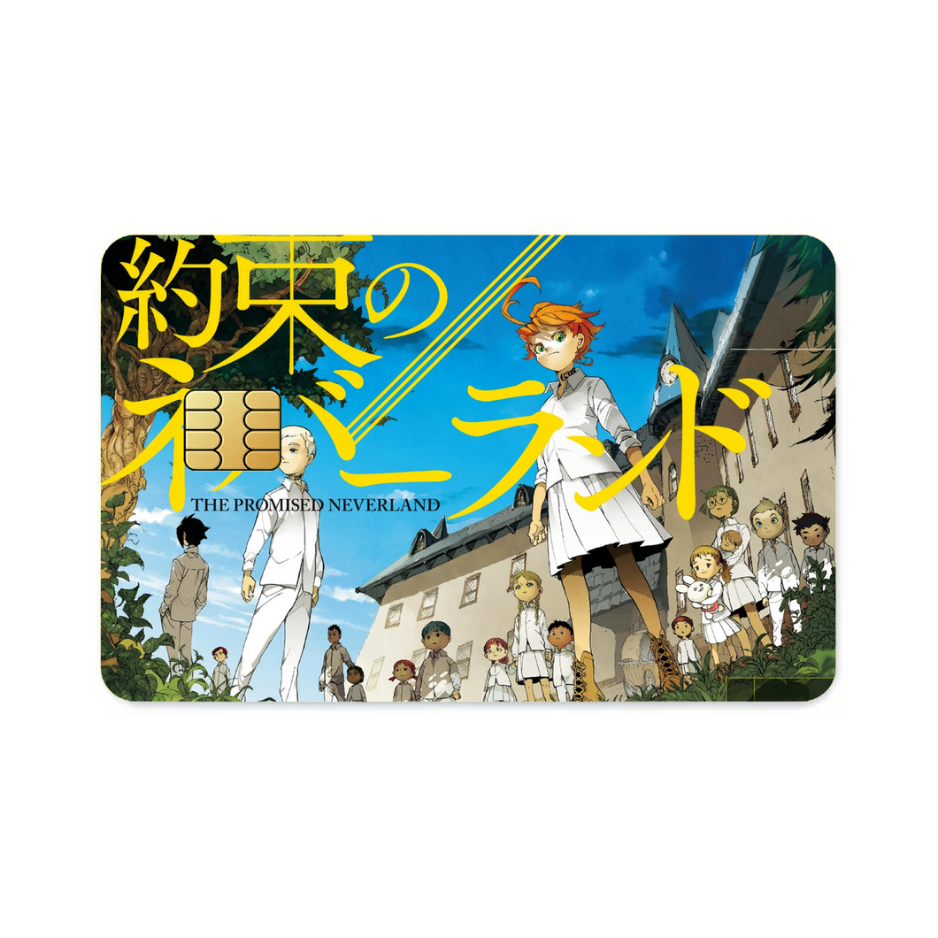 The Promised Neverland Ray, Norman, Emma, Phil, Gilda  Credit Card Skins (4-in-1 Pack)