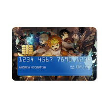 Load image into Gallery viewer, The Promised Neverland Ray, Norman, Emma, Phil, Gilda  Credit Card Skins (4-in-1 Pack)
