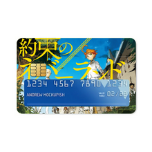 Load image into Gallery viewer, The Promised Neverland Ray, Norman, Emma, Phil, Gilda  Credit Card Skins (4-in-1 Pack)

