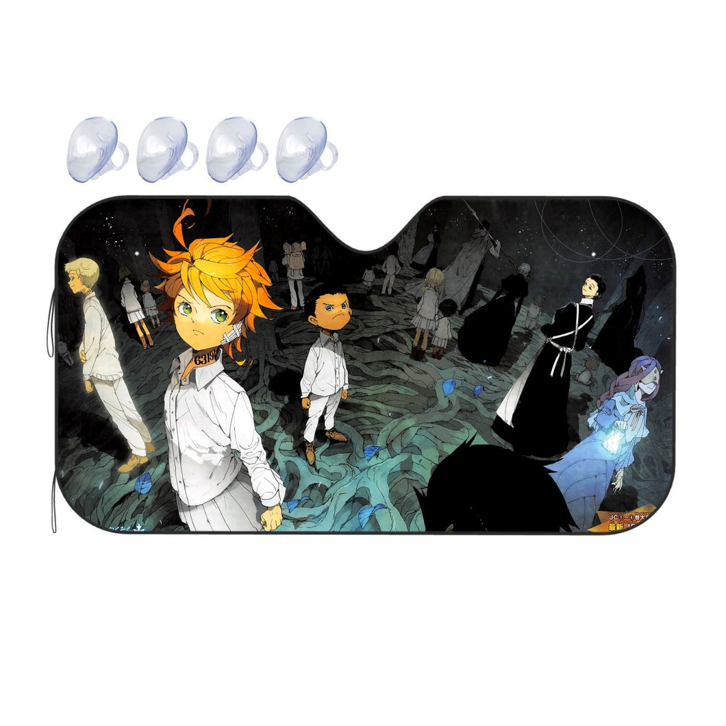 The Promised Neverland Ray, Norman, Emma, Phil, Isabella  Car Sunshade