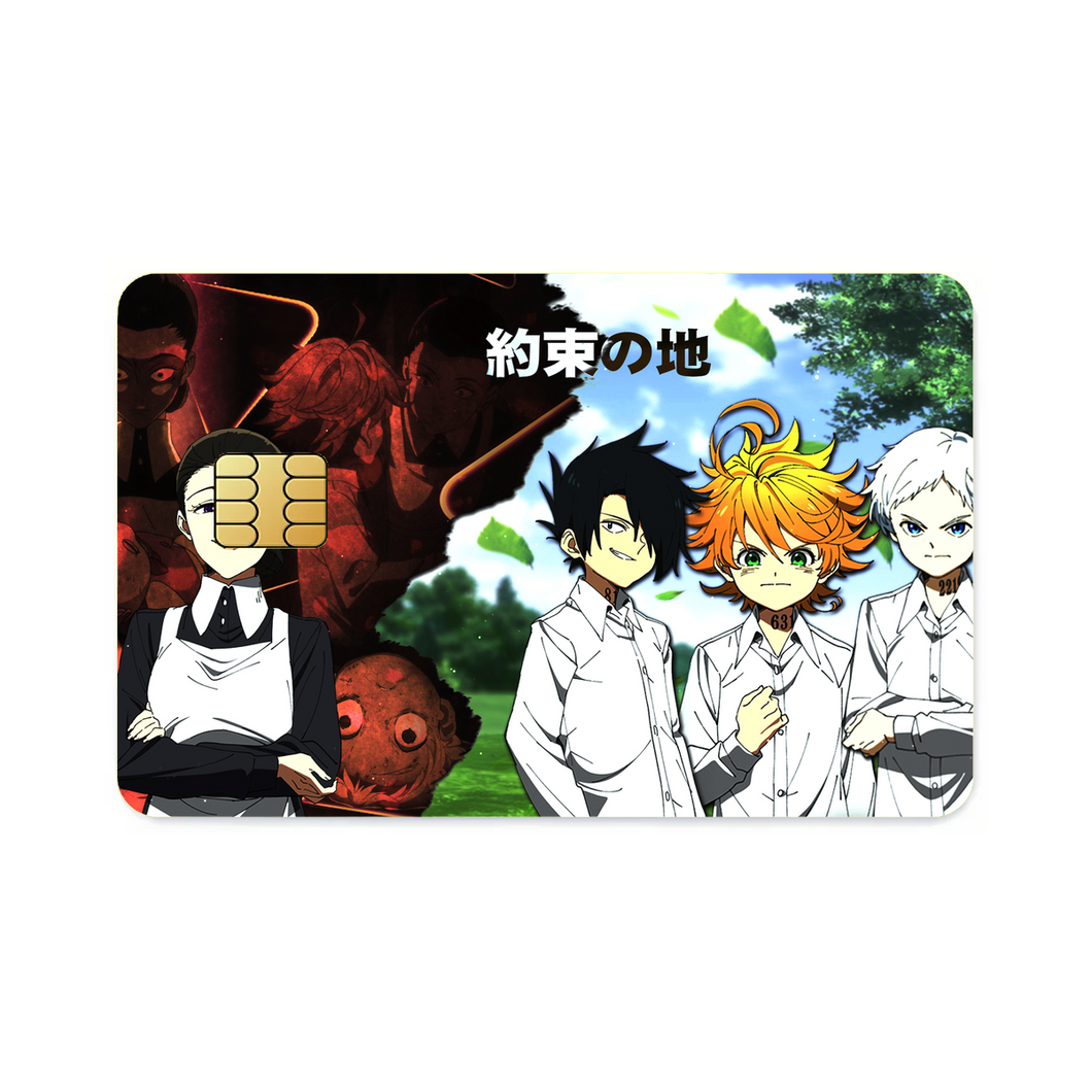 The Promised Neverlend / The True  Credit Card Skins (4-in-1 Pack)