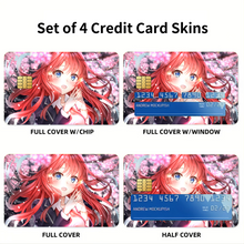 Load image into Gallery viewer, The Quintessential Quintuplets  Credit Card Skins (4-in-1 Pack)
