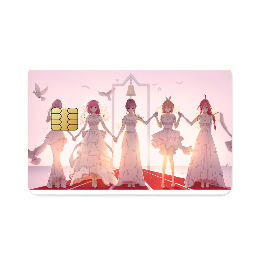 The Quintessential Quintuplets  Credit Card Skins (4-in-1 Pack)