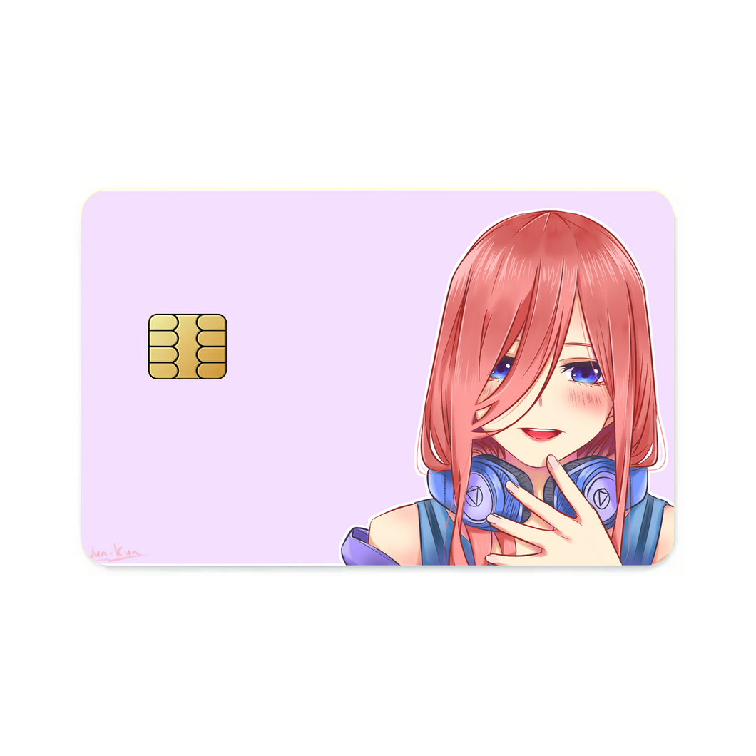 The Quintessential Quintuplets Miku Nakano  Credit Card Skins (4-in-1 Pack)
