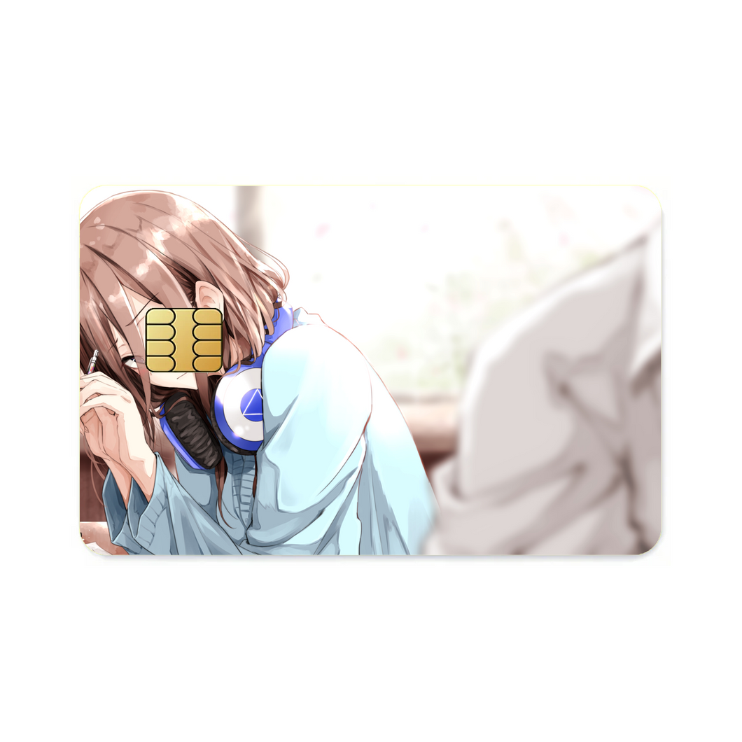 The Quintessential Quintuplets Miku Nakano  Credit Card Skins (4-in-1 Pack)