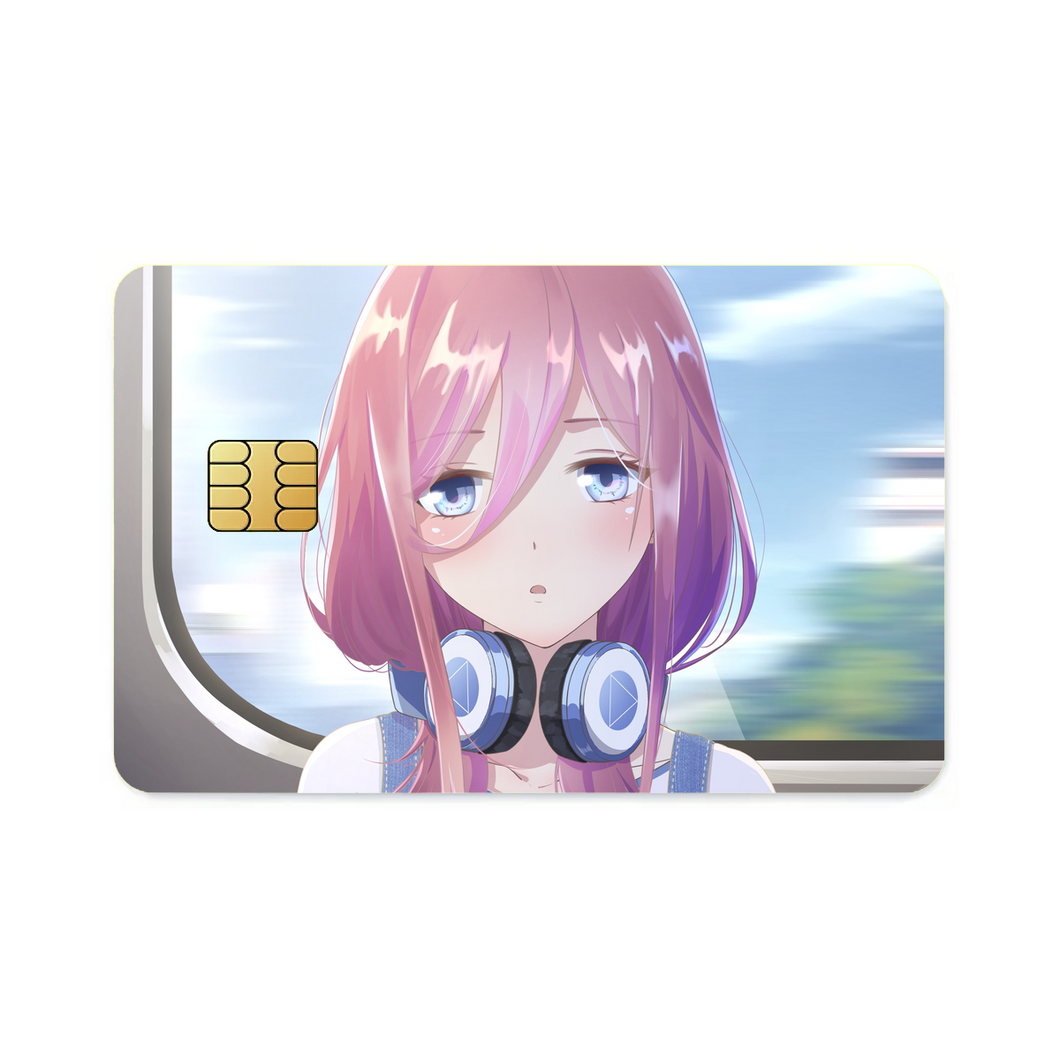The Quintessential Quintuplets Miku Nakano  Credit Card Skins (4-in-1 Pack)