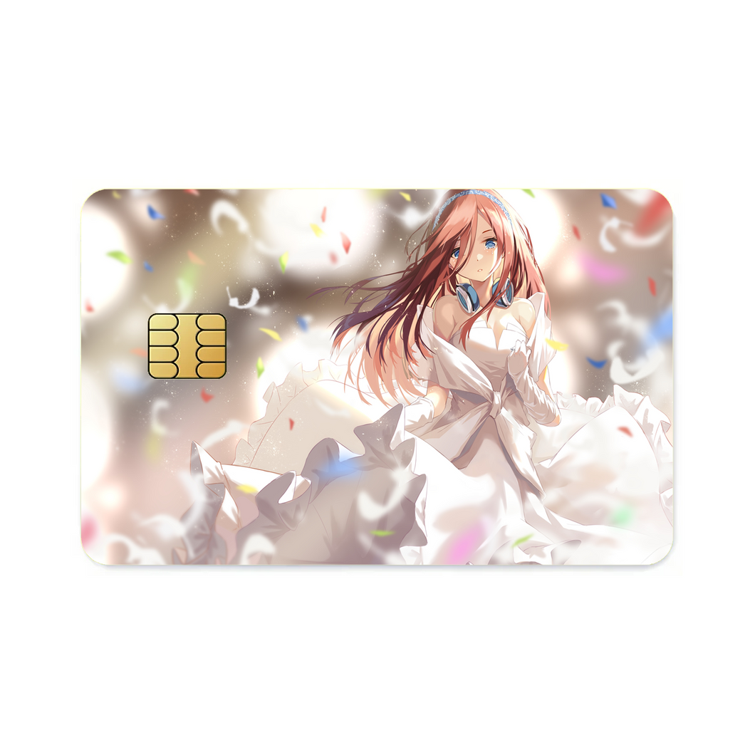 The Quintessential Quintuplets Miku Nakano  Credit Card Skins (4-in-1 Pack)