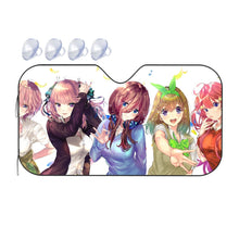Load image into Gallery viewer, The Quintessential Quintuplets Miku Nakano, Itsuki Nakano, Nino Nakano, Yotsuba Nakano, Ichika Nakano  Car Sunshade
