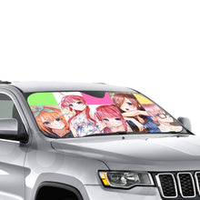 Load image into Gallery viewer, The Quintessential Quintuplets Miku Nakano, Itsuki Nakano, Nino Nakano, Yotsuba Nakano, Ichika Nakano  Car Sunshade
