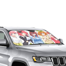 Load image into Gallery viewer, The Quintessential Quintuplets Miku Nakano, Itsuki Nakano, Nino Nakano, Yotsuba Nakano, Ichika Nakano  Car Sunshade
