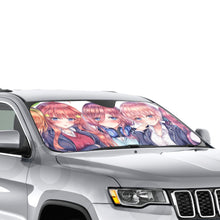 Load image into Gallery viewer, The Quintessential Quintuplets Miku Nakano, Itsuki Nakano, Nino Nakano, Yotsuba Nakano, Ichika Nakano  Car Sunshade
