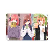 The Quintessential Quintuplets Miku Nakano, Itsuki Nakano, Nino Nakano, Yotsuba Nakano, Ichika Nakano  Credit Card Skins (4-in-1 Pack)