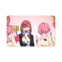 Load image into Gallery viewer, The Quintessential Quintuplets Miku Nakano, Itsuki Nakano, Nino Nakano, Yotsuba Nakano, Ichika Nakano  Credit Card Skins (4-in-1 Pack)
