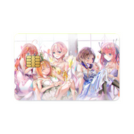 The Quintessential Quintuplets Miku Nakano, Itsuki Nakano, Nino Nakano, Yotsuba Nakano, Ichika Nakano  Credit Card Skins (4-in-1 Pack)