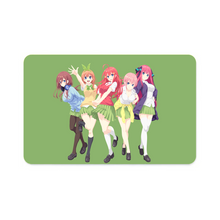 Load image into Gallery viewer, The Quintessential Quintuplets Miku Nakano, Itsuki Nakano, Nino Nakano, Yotsuba Nakano, Ichika Nakano  Credit Card Skins (4-in-1 Pack)
