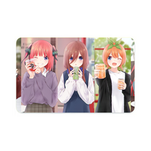 Load image into Gallery viewer, The Quintessential Quintuplets Miku Nakano, Itsuki Nakano, Nino Nakano, Yotsuba Nakano, Ichika Nakano  Credit Card Skins (4-in-1 Pack)
