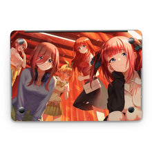 Load image into Gallery viewer, The Quintessential Quintuplets Miku Nakano, Itsuki Nakano, Nino Nakano, Yotsuba Nakano, Ichika Nakano  Macbook Skin
