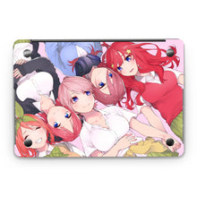 Load image into Gallery viewer, The Quintessential Quintuplets Miku Nakano, Itsuki Nakano, Nino Nakano, Yotsuba Nakano, Ichika Nakano  Macbook Skin
