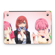 Load image into Gallery viewer, The Quintessential Quintuplets Miku Nakano, Itsuki Nakano, Nino Nakano, Yotsuba Nakano, Ichika Nakano  Macbook Skin
