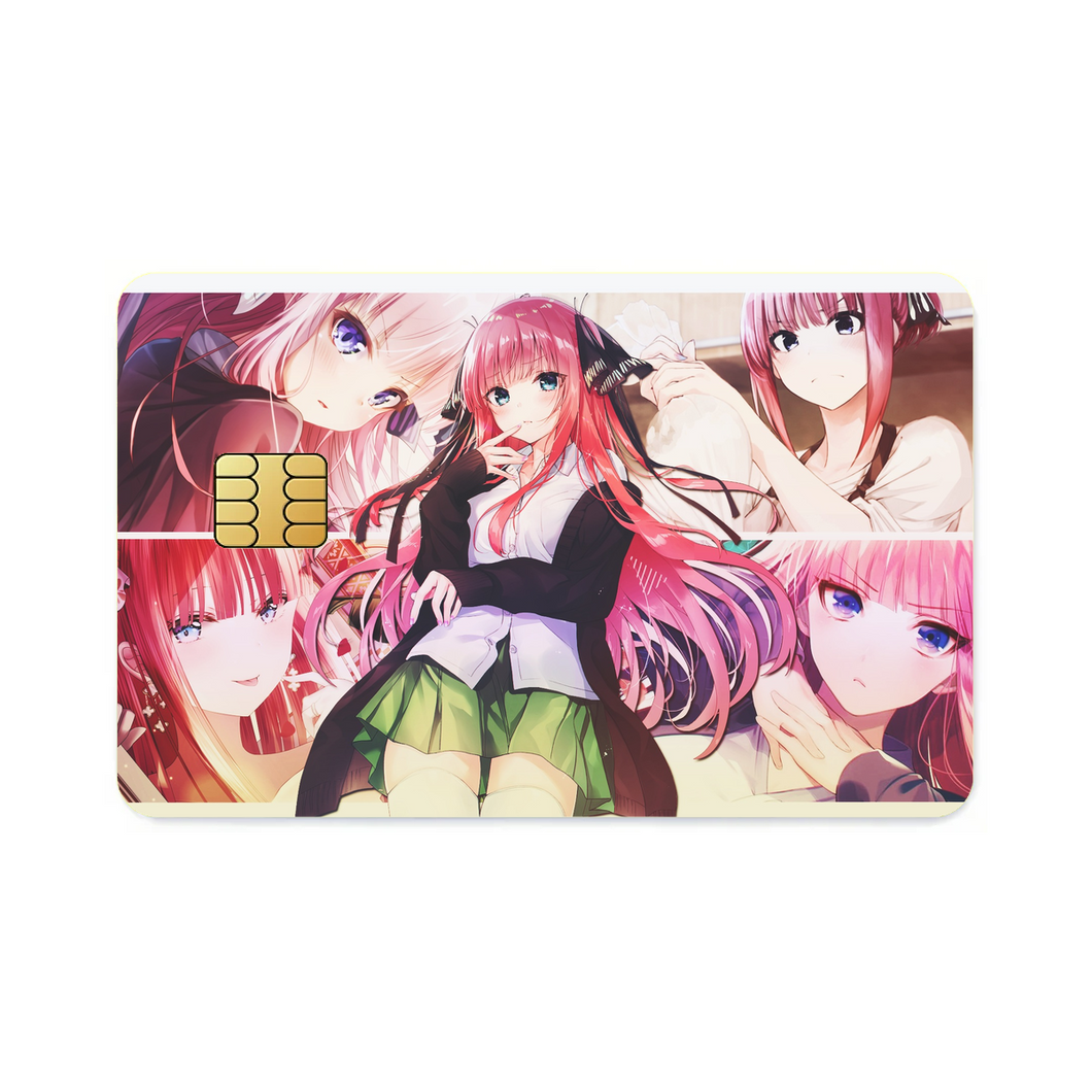 The Quintessential Quintuplets Nino Nakano  Credit Card Skins (4-in-1 Pack)