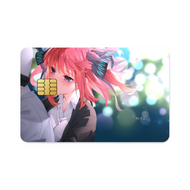 The Quintessential Quintuplets Nino Nakano, Fuutarou Uesugi  Credit Card Skins (4-in-1 Pack)