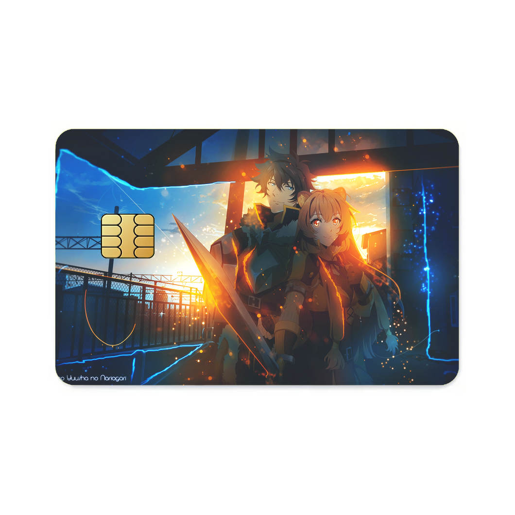The Rising of the Shield Hero Raphtalia, Naofumi Iwatani  Credit Card Skins (4-in-1 Pack)