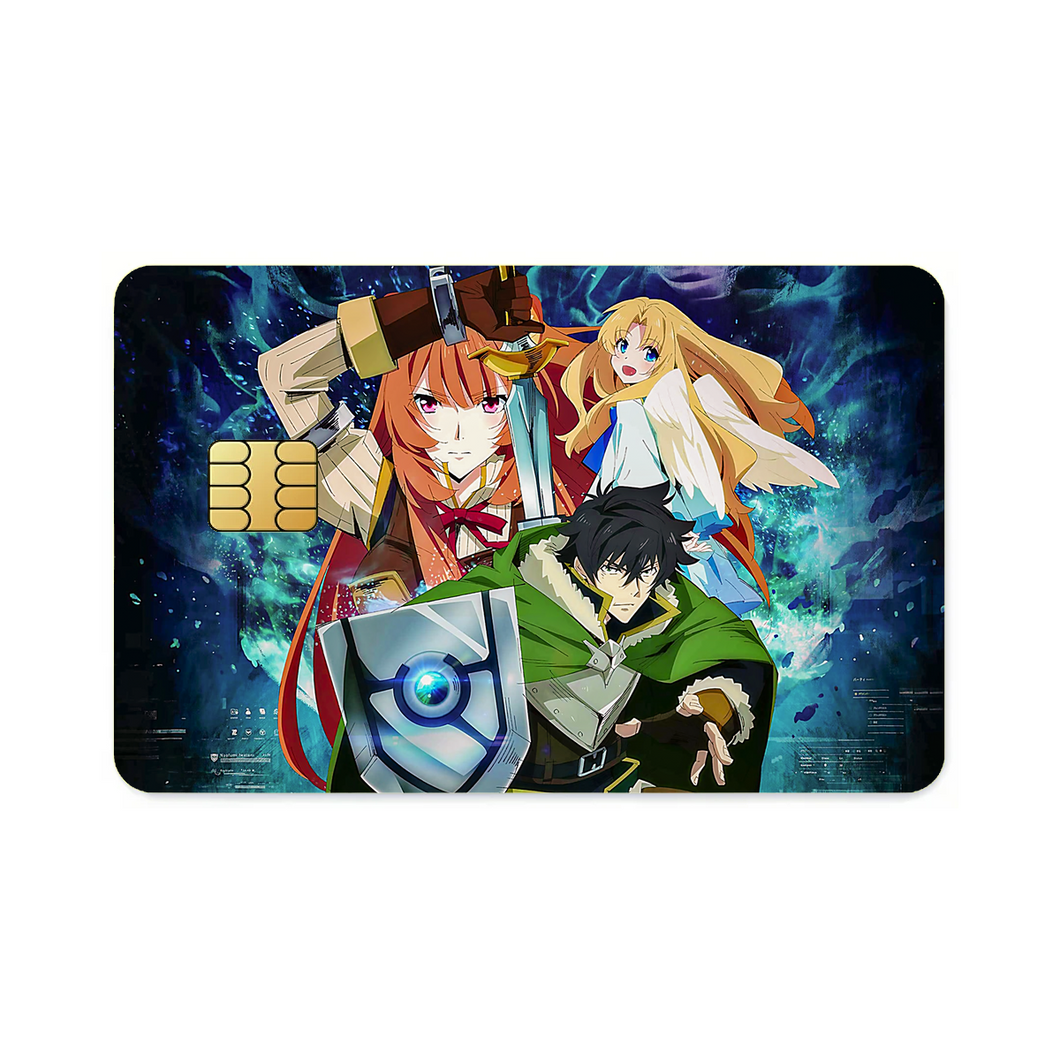 The Rising of the Shield Hero Raphtalia, Naofumi Iwatani, Filo  Credit Card Skins (4-in-1 Pack)