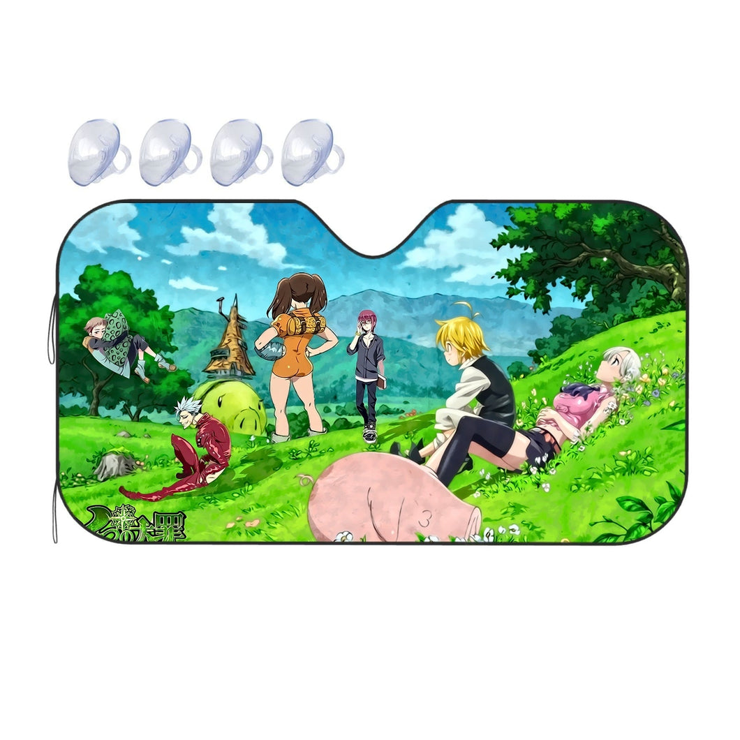 The Seven Deadly Sins  Car Sunshade