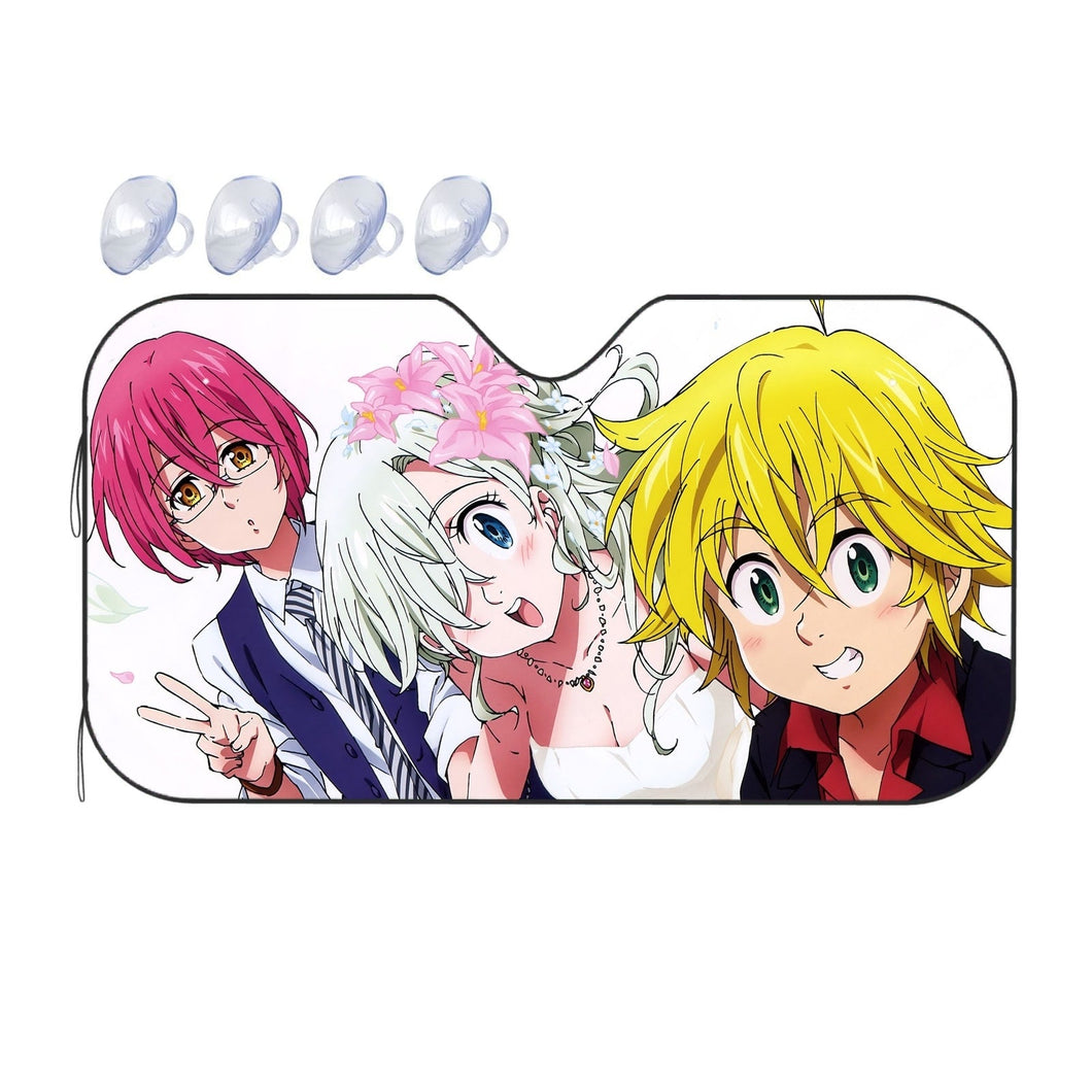 The Seven Deadly Sins  Car Sunshade