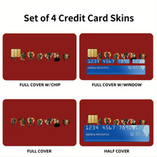 Load image into Gallery viewer, The Seven Deadly Sins  Credit Card Skins (4-in-1 Pack)
