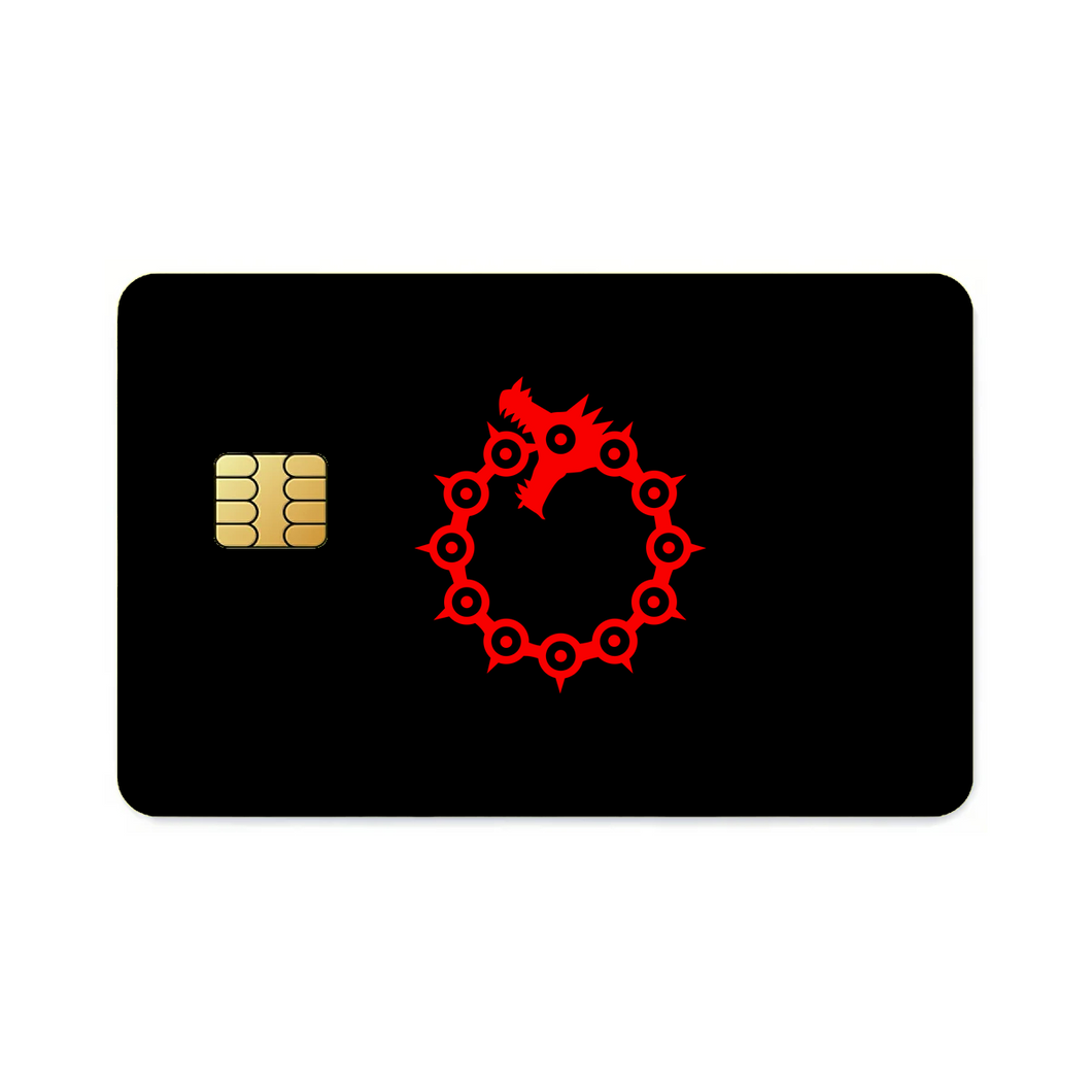 The Seven Deadly Sins  Credit Card Skins (4-in-1 Pack)