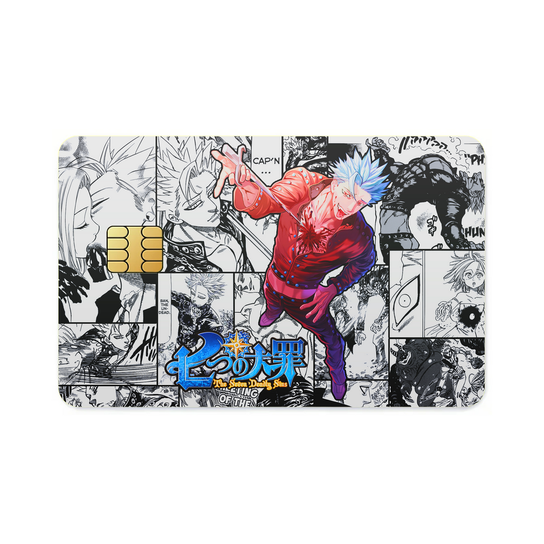 The Seven Deadly Sins  Credit Card Skins (4-in-1 Pack)