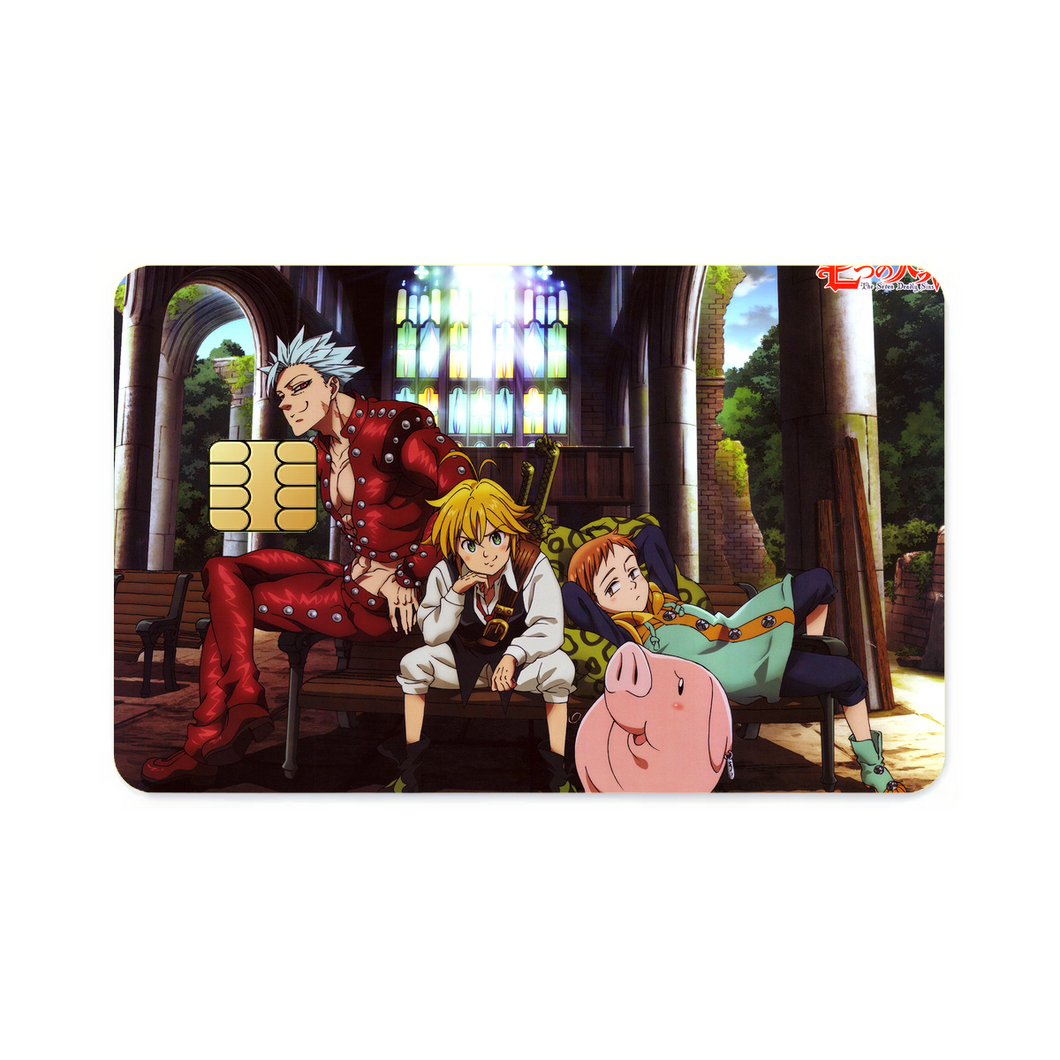 The Seven Deadly Sins  Credit Card Skins (4-in-1 Pack)