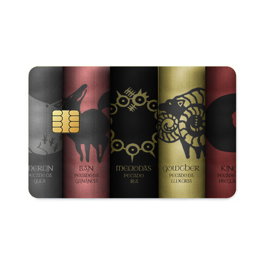 The Seven Deadly Sins  Credit Card Skins (4-in-1 Pack)