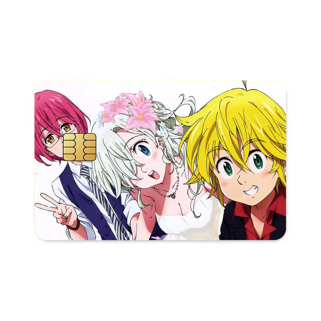 The Seven Deadly Sins  Credit Card Skins (4-in-1 Pack)