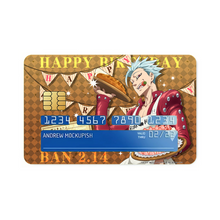 Load image into Gallery viewer, The Seven Deadly Sins  Credit Card Skins (4-in-1 Pack)
