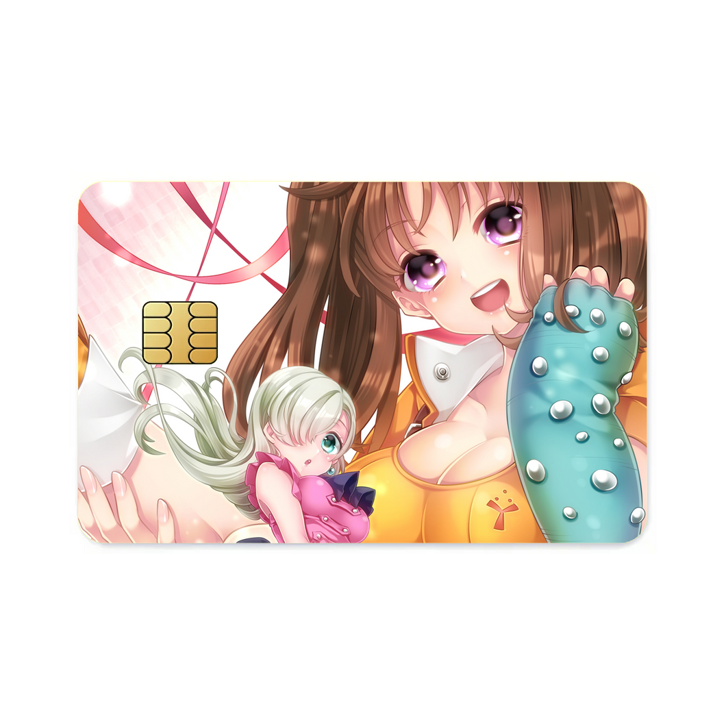 The Seven Deadly Sins Diane, Elizabeth Liones  Credit Card Skins (4-in-1 Pack)