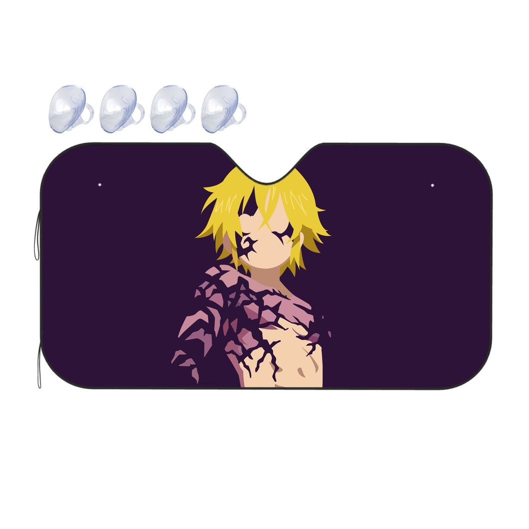 The Seven Deadly Sins Meliodas  Car Sunshade